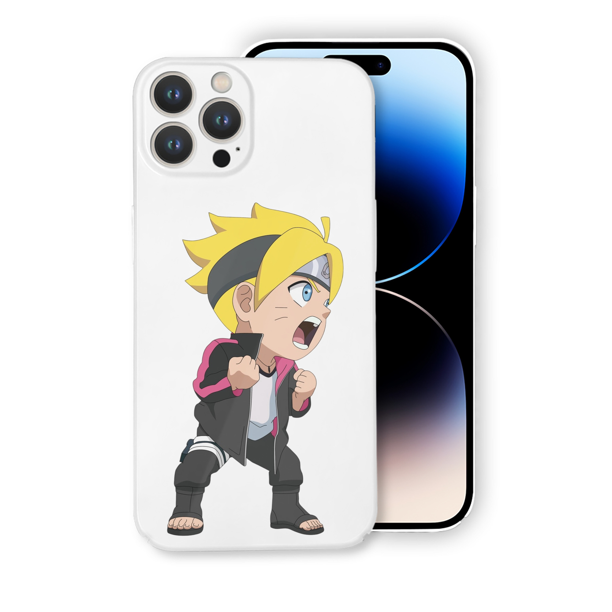 （画像用） NARUTO -ナルト- うずまき ボルト Uzumaki Boruto 【iPhone 14シリーズ対応】ハードケース